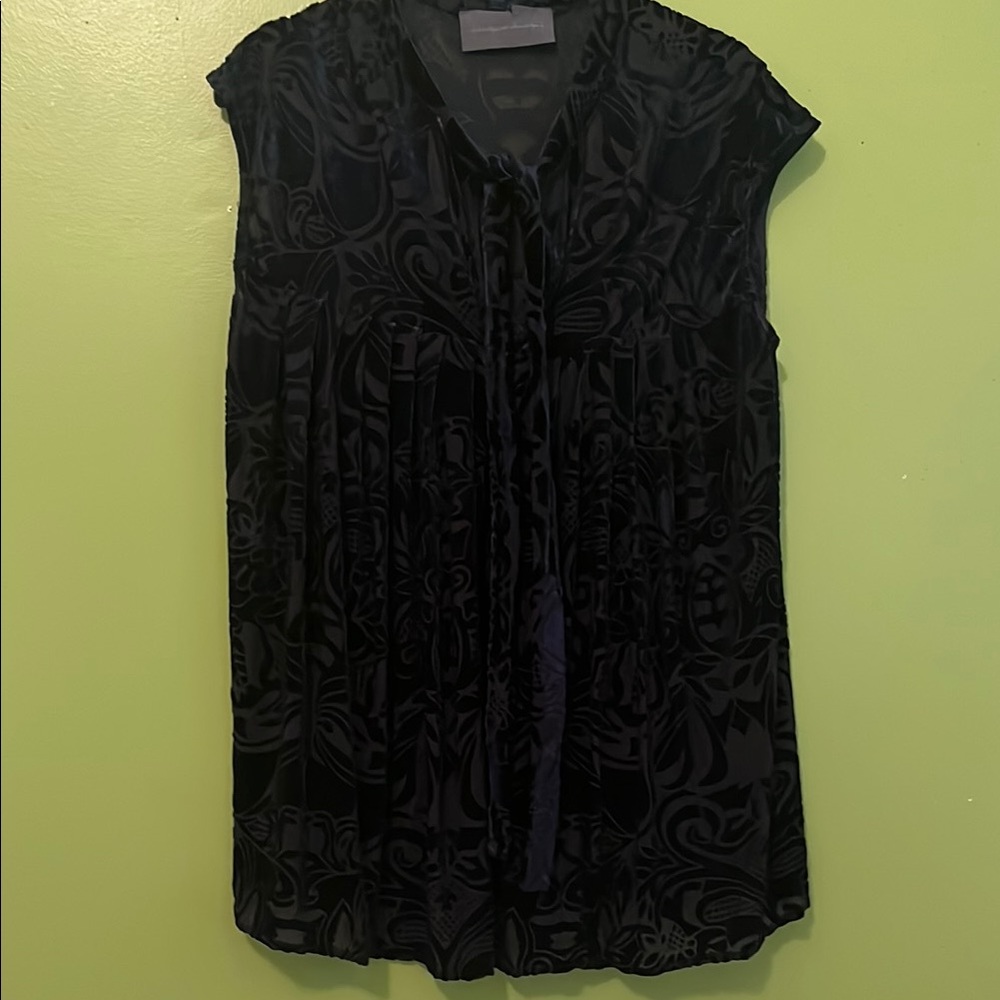EUC Anthropologie Sunday in Brooklyn Burnout Velvet Top